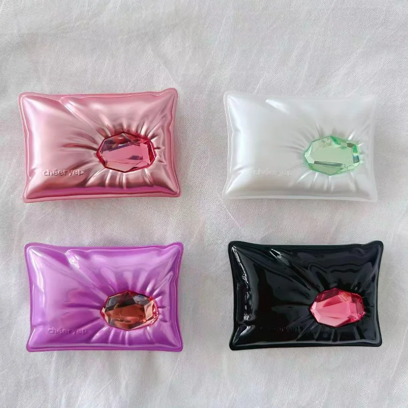 Cheeryep QianYan Pillow Gem Dreams Eye Shadow Highlight Plate Matte Pearl Satin Glitter Light Brighten Face Eyes Makeup