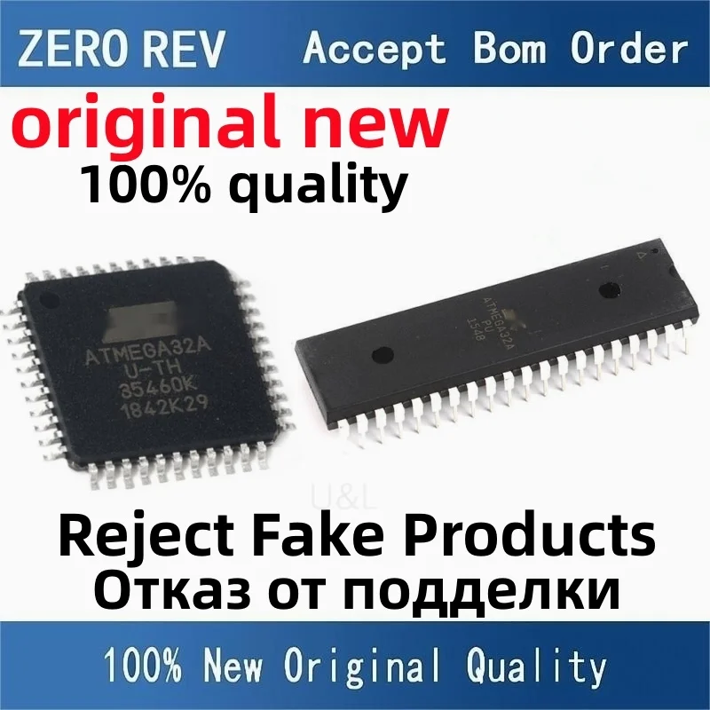 

10Pcs 100% New free delivery ATMEGA32A-AU ATMEGA32AU TQFP44 ATMEGA32A-PU ATMEGA32APU DIP40 MCU Brand new original chips ic