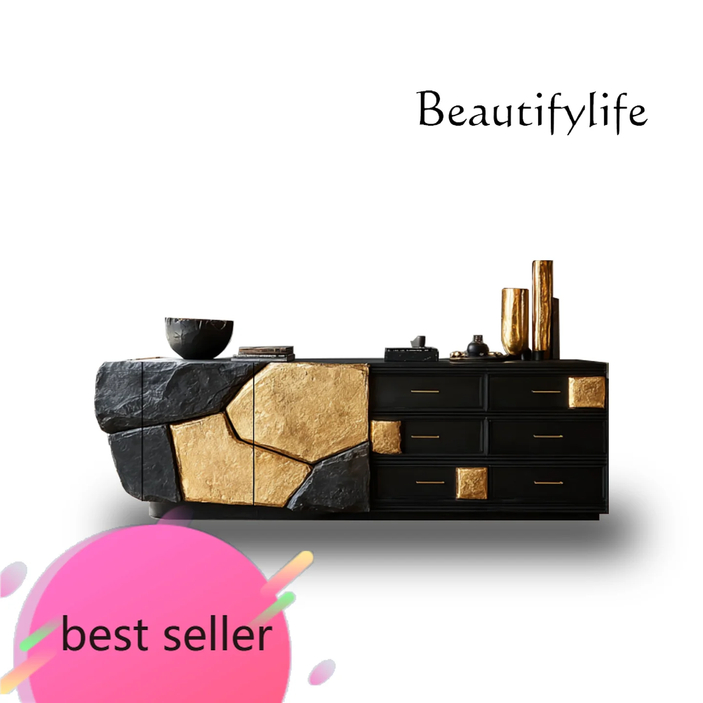 

c Original design Art porch Home dining side Storage cabinet Luxury furniture High luxury international