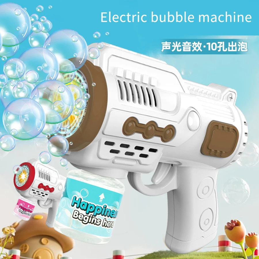 ماكينة فقاعات مسامية محمولة بسعة 1000 مل، لعبة أوتوماتيكية للأطفال، هدية مسدس فقاعات نفخ الفقاعات