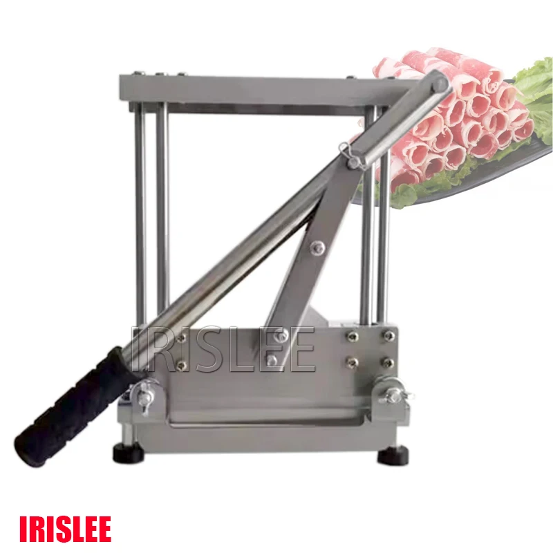 

Commercial Household Manual Lamb Slicer Bone Cutting Machine Beef Herb Mutton Rolls Cutter Meat Slicer