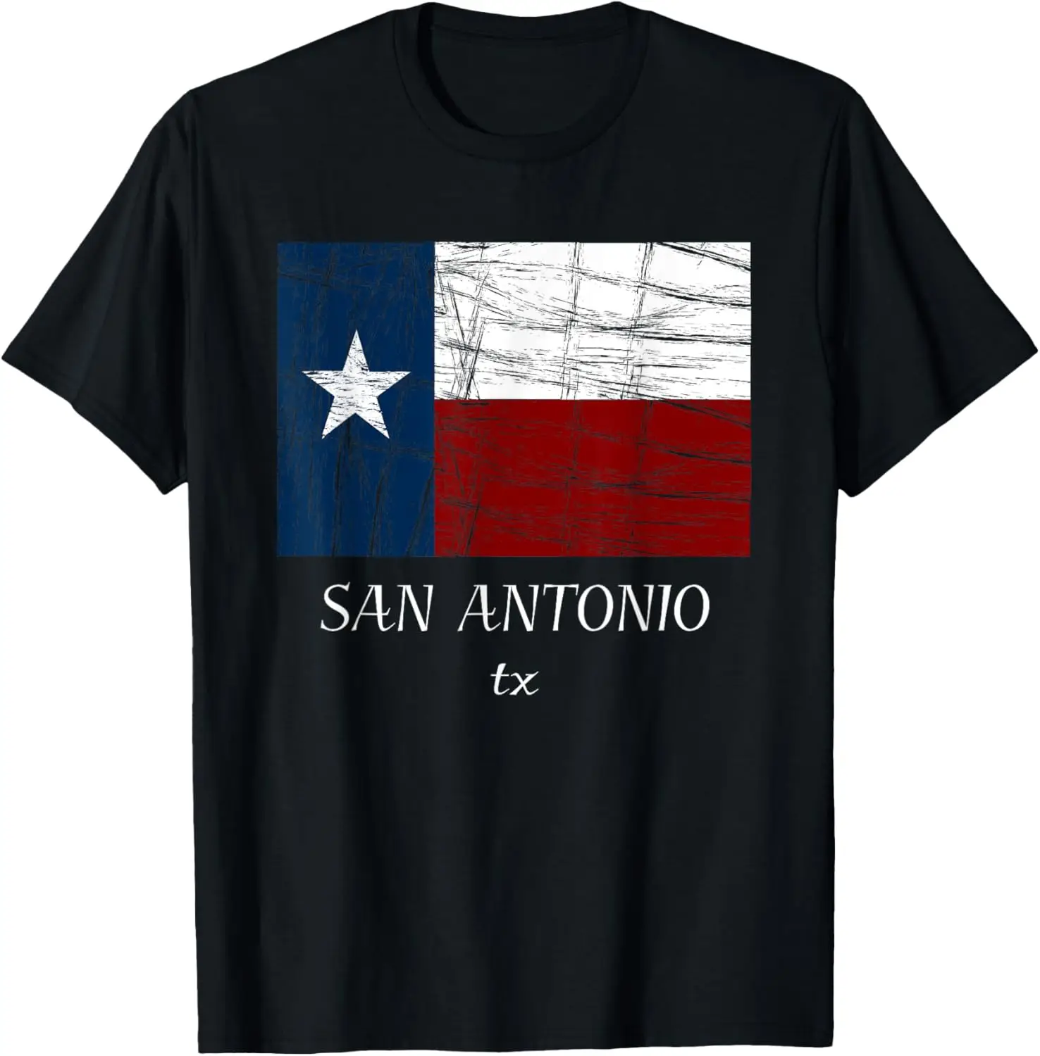 

SAN ANTONIO TX TShirt | Texas Flag - City State Tee