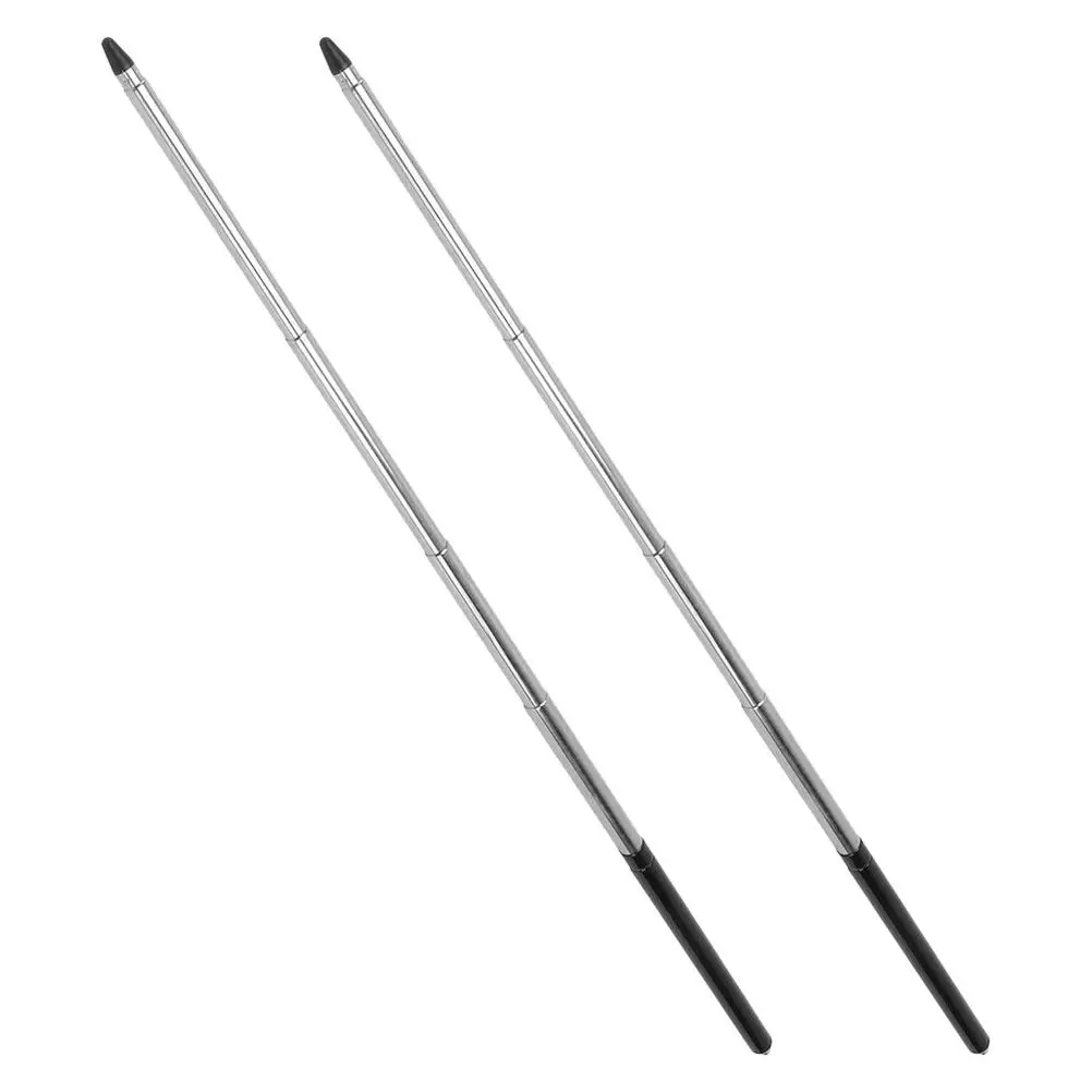 2Pcs Stainless Steel Extendable Classroom Telescopic Handheld Whiteboard Presenter Teaching Aid for Teacher