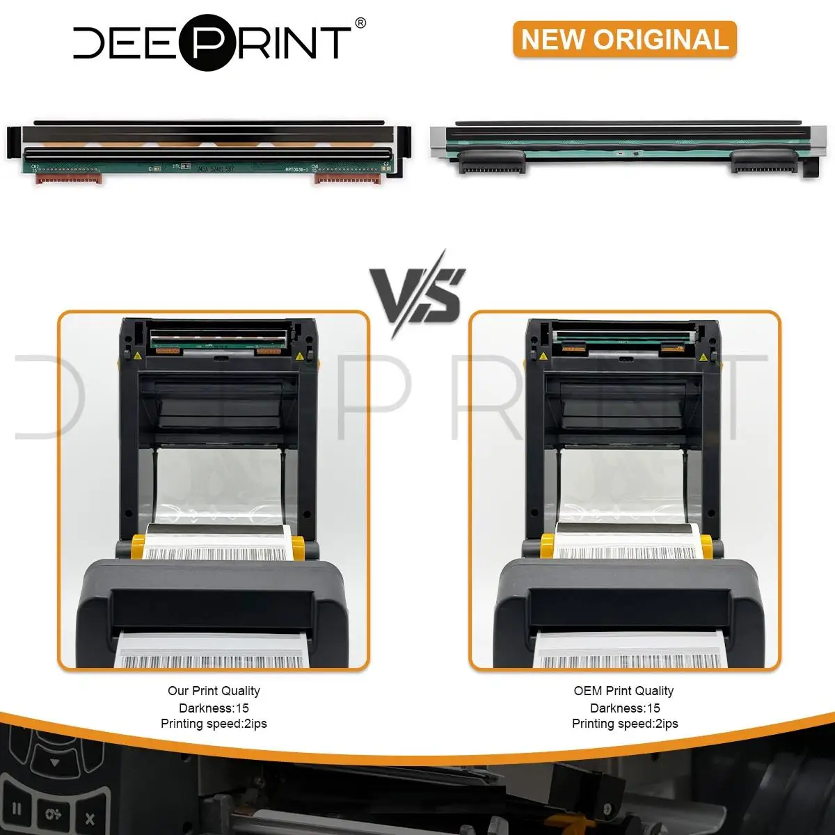 P1112640-050 203DPI Thermal Printhead for Zebra ZD621D 203DPI Barcode Label Printer Print Head | 3-Month Warranty