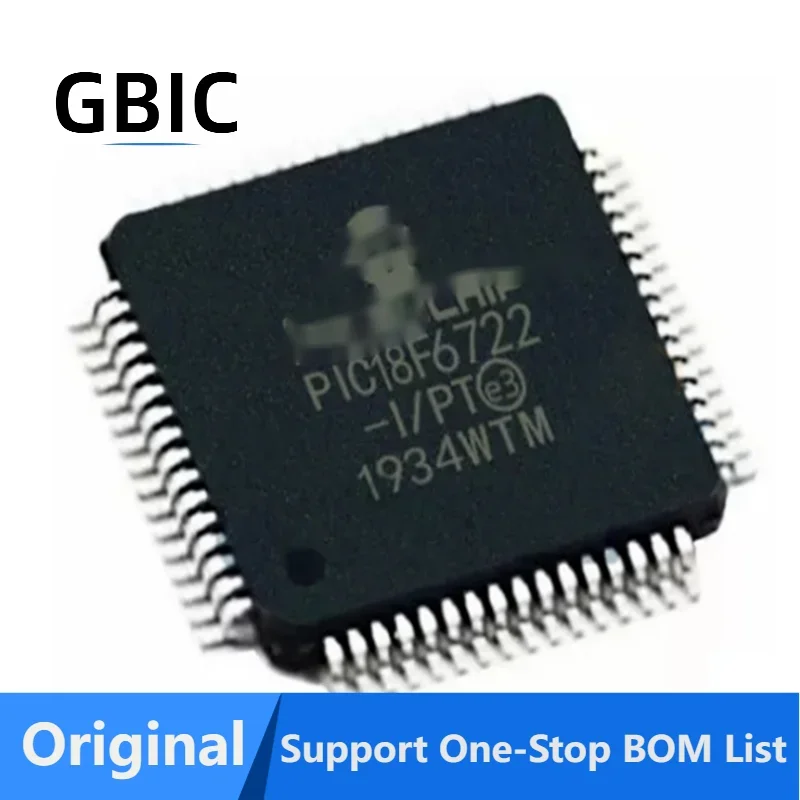 

2 Pcs PIC18F67K40-I/PT PIC18F6722-I/PT PIC18F6622-I/PT TQFP64