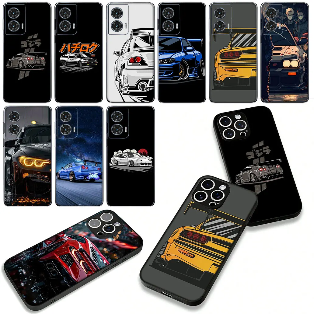 Supercar الكرتون سوبر سيارة لموتورولا موتو E14 E15 G04 G05 G14 G15 G54 G24 Power G34 G35 G45 G55 G64 G75 G84 G85 غطاء