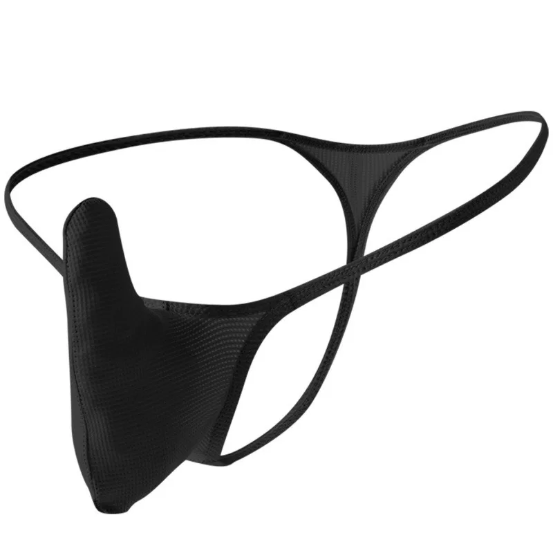 

Men's Briefs Simple Thong Ice Silk Breathable Mesh Sexy T Pants