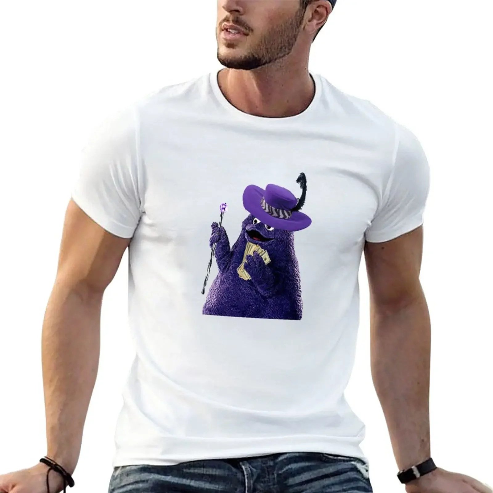 

New Grimace Pimp T-Shirt sweat shirt Short t-shirt tees t-shirts man fitted t shirts for men