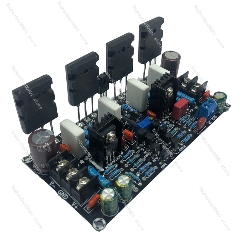 

HOT-Mono Power Amplifier Board 1943+5200 High Power 200W After Tube Amp Board