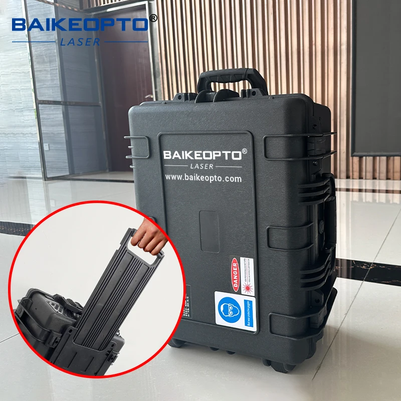 

Высокоэффективный 300-ваттный волоконный лазерный очиститель Mopa для удаления ржавчины с металла, бесконтактная обработка поверхностей