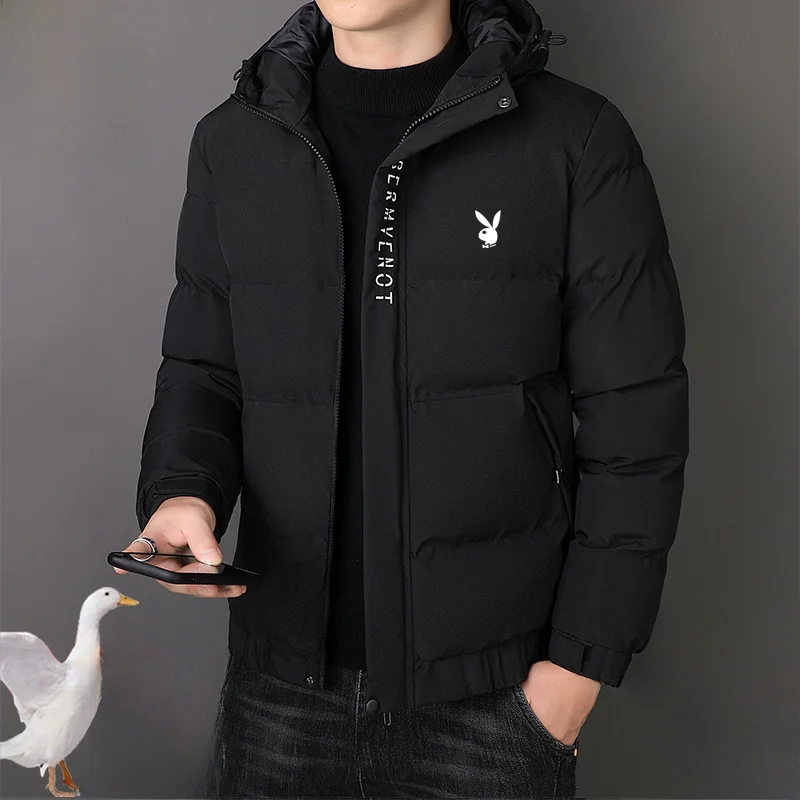 

Мужское пуховое Jaet Thiened, теплое хлопковое пальто, длинное пальто со стойкой, осень-зима, Новое поступление 2025 г.