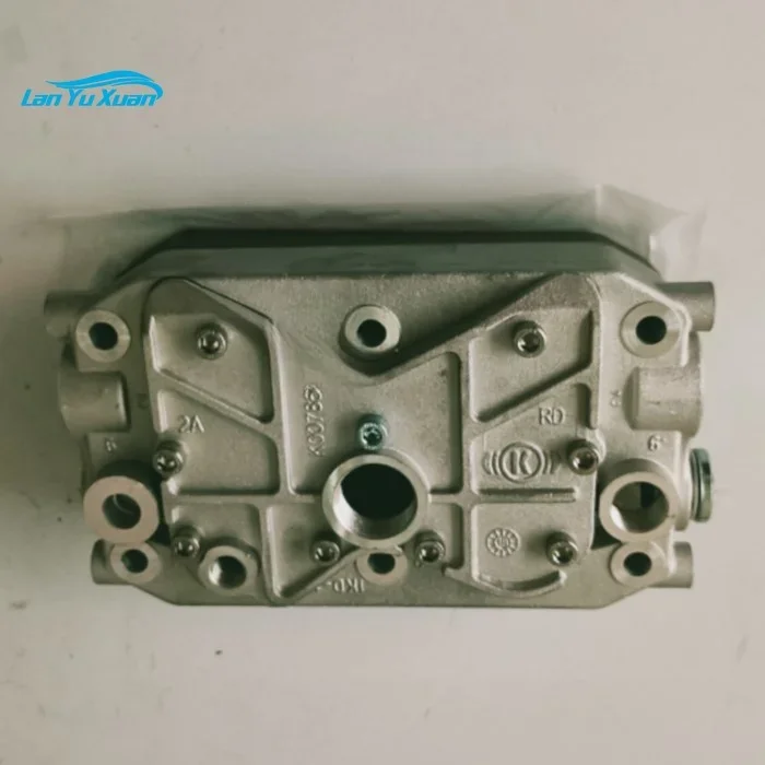 

Adapt Jiefang J6P double-cylinder air compressor cylinder head assembly, Xichai 81DK air pump pump head repair kit