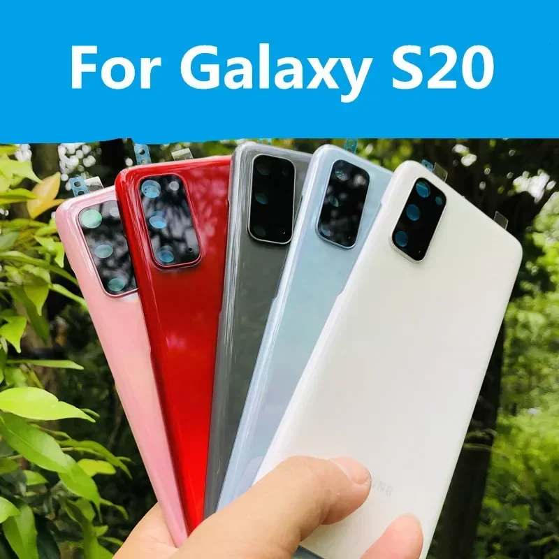 

Задняя крышка для Samsung Galaxy S20 ultra g988 s20 plus g986 g981 repalce задняя крышка чехол с объективом камеры