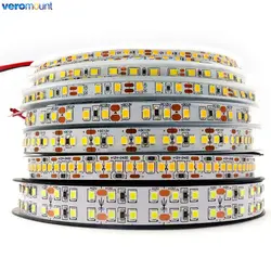 5m 5V 12V 24V DC 2835 LED Strip SMD Tape Light Ribbon 120/180/240/480LEDs/m Natural White / Warm White / Cold White Home Decor