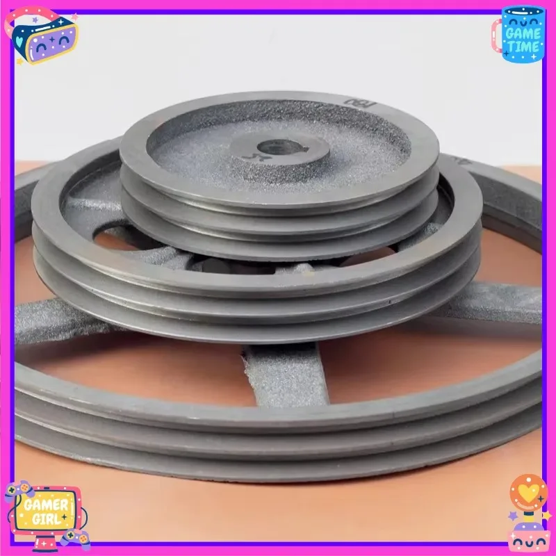 Diameter 280/300/320mm A2 Triangular Belt Wheel Type A Double Groove Outside Cast Iron Motor Belt Disk Motor Accessories