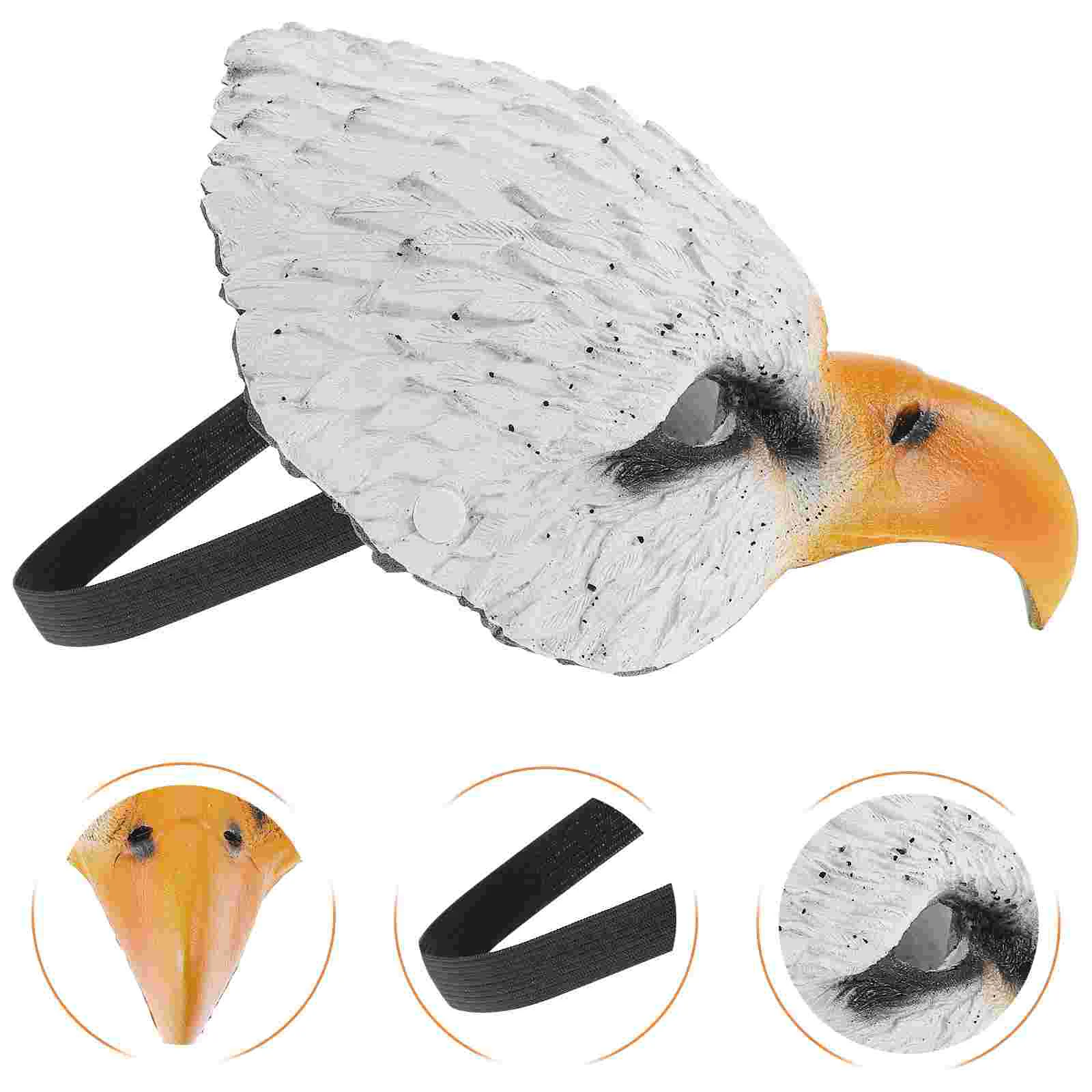 

Eagle Mask Cosplay Bird Masks Halloween Beak Skull Costumes for Boys Masquerade Mens Tail