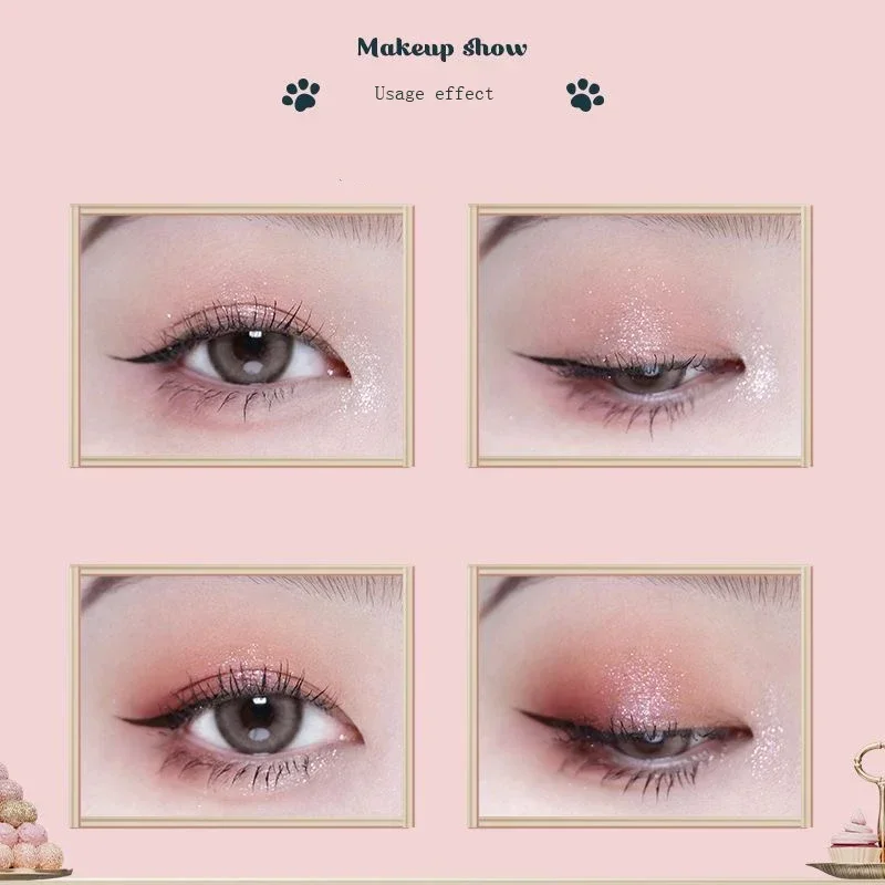 フラワーノウズネバーズショップコレクション 8 色グリッターアイシャドウパレット高着色アイメイクマットシマーアイシャドウパレット