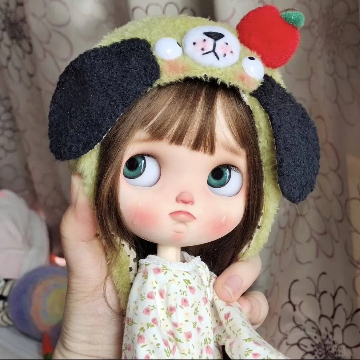 1/6 BJD Doll Clothes Cute Dog Hat Girl Present  ICY BJD Toy Doll Accessories Gift