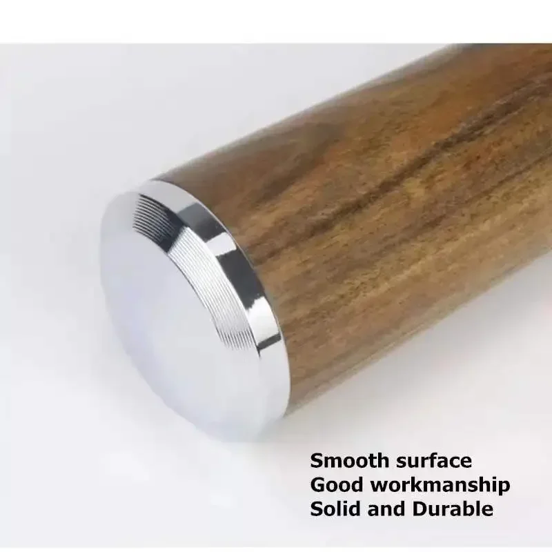 Premium Solid Wood Handles for Coffee Portafilters: Fits M10/M12 Threaded Delonghi, Breville & Sage E61 Espresso Machines