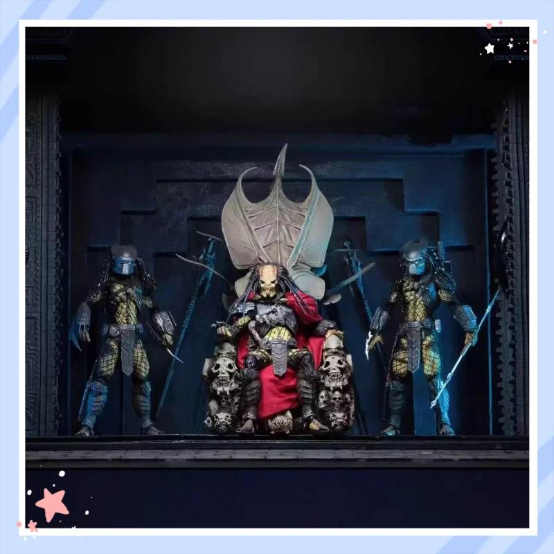 neca-predator-series-17-elder-predator-with-red-cape-deluxe-edlition-articulated-action-figure-collectible-model-for-collectors