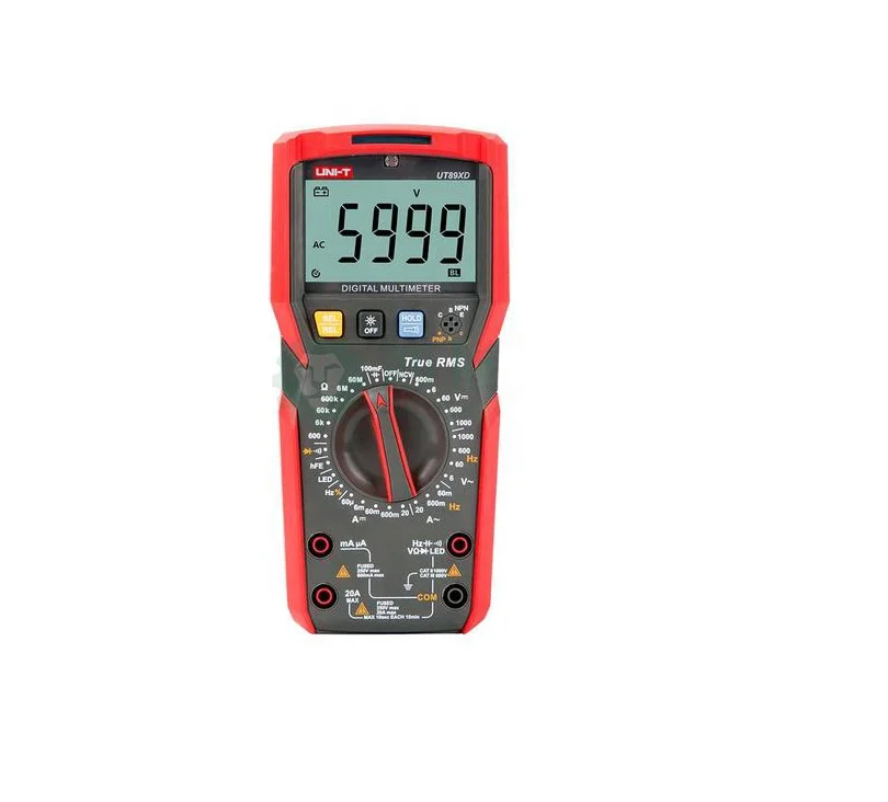 

UT89XD Professional Digital Multimeter True RMS NCV 20A Current AC DC Voltmeter Capacitance Resistance Tester