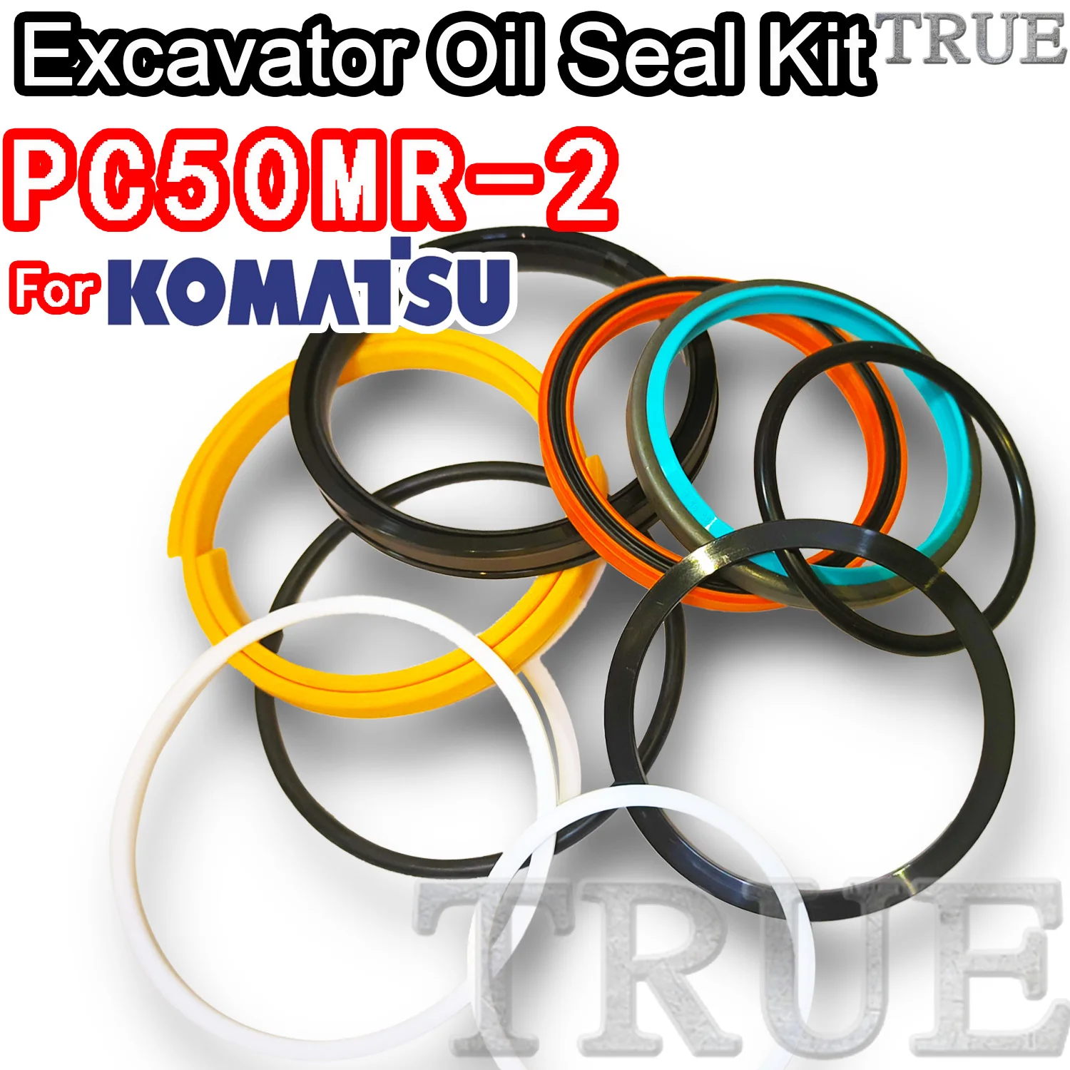 For PC50MR-2 KOMATSU Oil Seal Excavator Repair Kit PC50MR 2 Pilot Valve Blade TRAVEL Joystick Engine O-ring Cylinder BOOM ARM