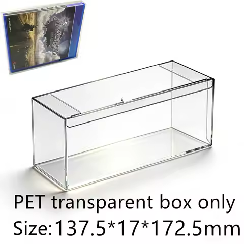 Clear Transparent Box Protector for PlayStation 4 PS4 Game Boxes Display Storage Shell Case