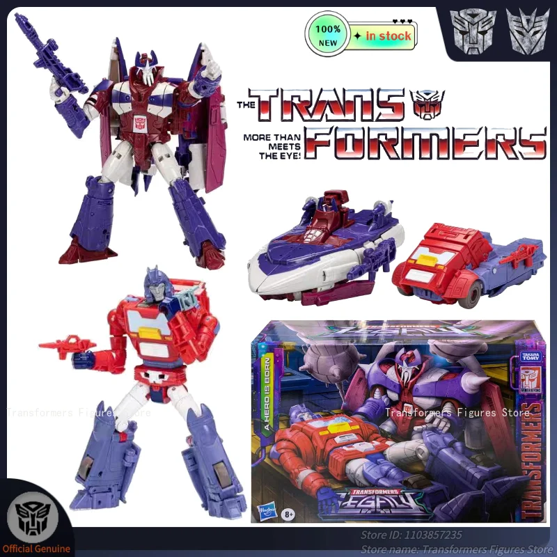 오리지널 브랜드 신제품 트랜스포머 로봇 장난감 SDCC 알파 트리온 오리온 팍스 G1 영화 만화 액션 피규어 애니메이션 가동 모델 선물