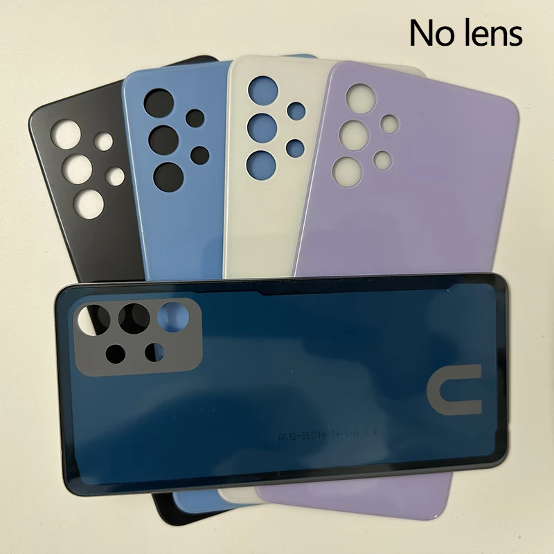 10Pcs For Samsung Galaxy A32 LTE 4G A325 A325F Housing Back Cover Case Rear Battery Door Chassis Camera Lens Sticker Replacement