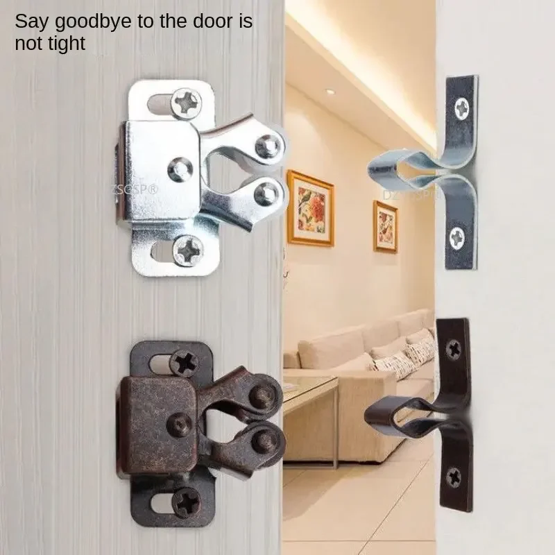 Double Roller Cabinet Cupboard Door Catch Latch Vintage Rubbed Home Dressers Closet Accessories Hardware Tool image 4