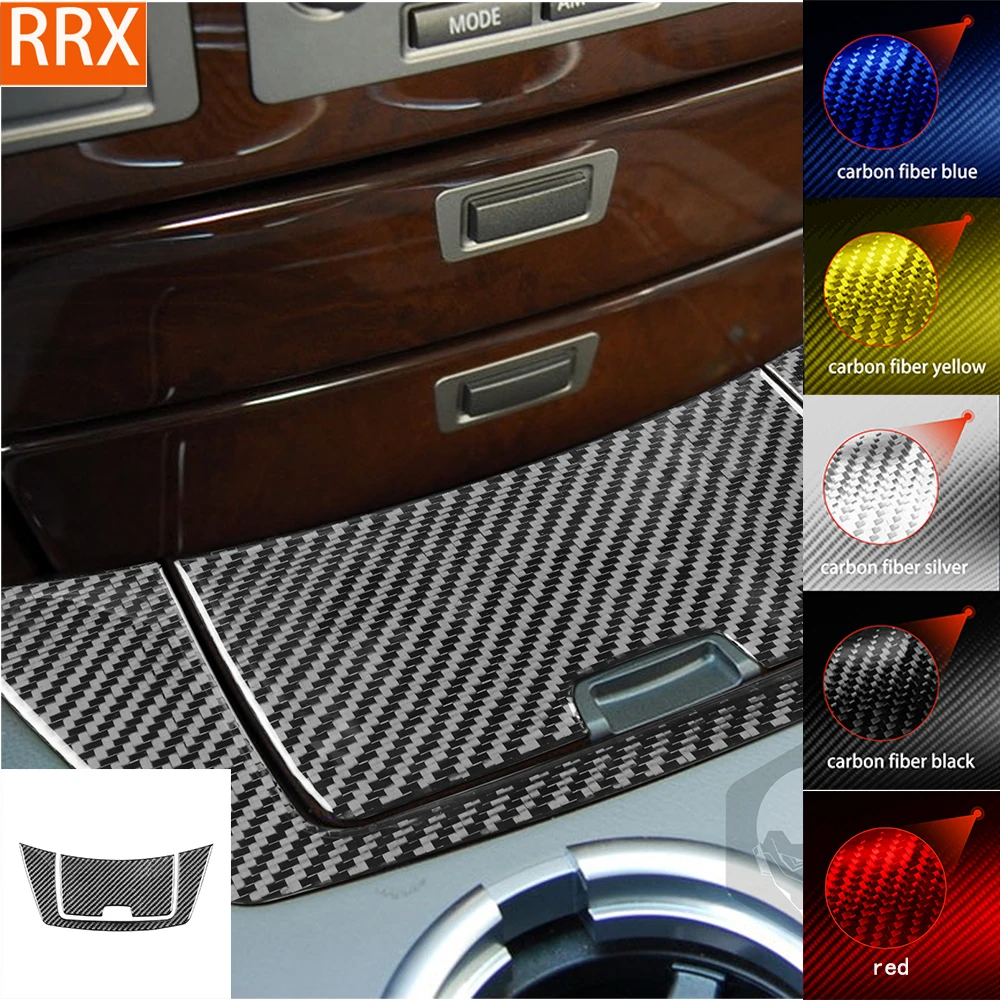 

For BMW 7 Series E65 2002 - 2008 Cigarette Lighter Panel Cover Tuning Real Carbon Fiber Sticker Car Trim Interior Accessories