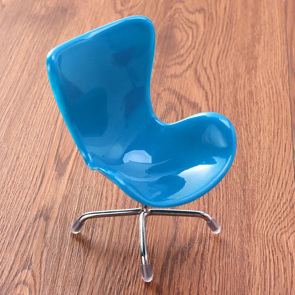 

2pcs Computer Chair Plastic House Accessory House Computer Chair Bedroom Living Room Landscape Prop for Collectors
