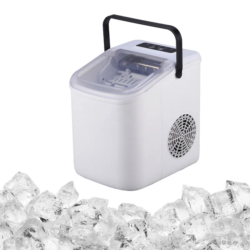 

Household electric fast icing maker powerful condensing compressor portable countertop ice cube machine for home dormitory shop