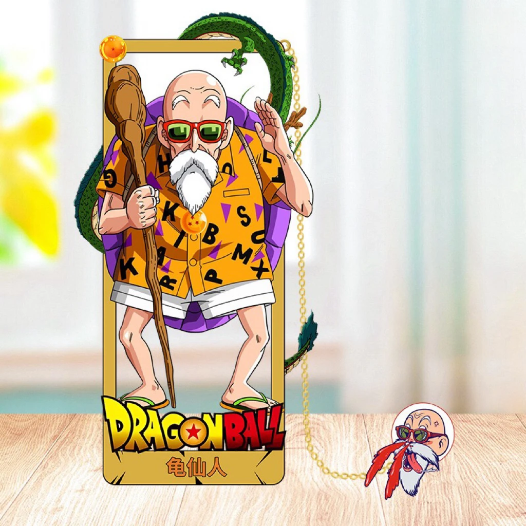 DRAGON BALL Goku Metal Bookmark for Anime Fans, Cartoon Stationery & Gift for Students