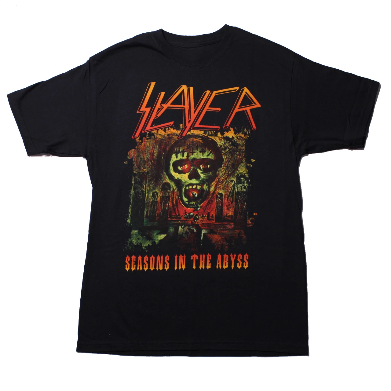 Seasons in The Abyss Slayer Band T-Shirt Cotton Graphic Tee Men Women Summer Streetwear