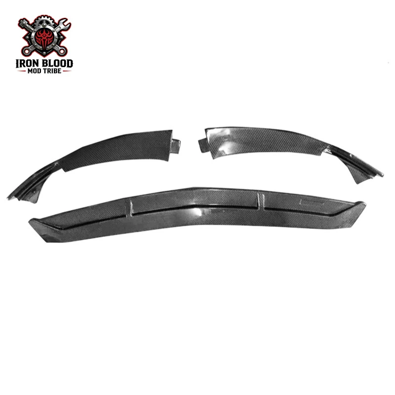 Suitable for Mercedes-Benz CLA W177 lip carbon fiber front spoiler lower bumper BS model car modification accessories exte