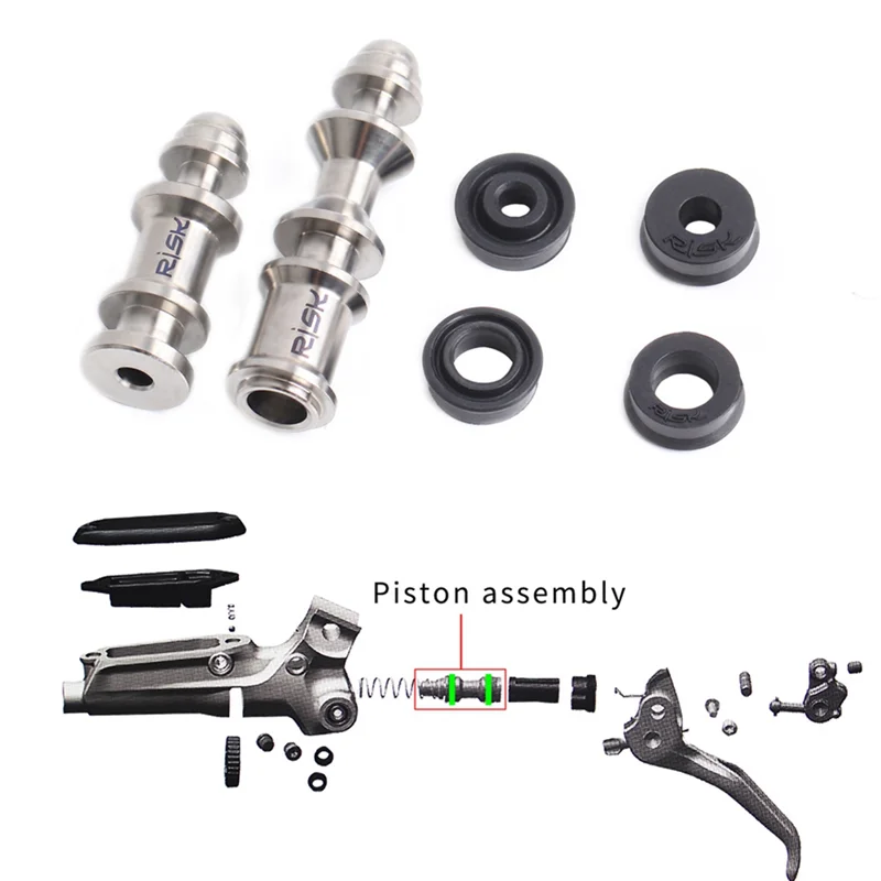 

RISK 4Pcs Brake Lever Piston Rubber Ring for SRAM Guide R RE RSC DB5 Level T TL Series Bike Parts LYZ
