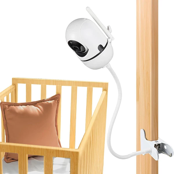 Punch-free Bendable Bracket Base Clip Universal Portable Baby Monitor Camera Holder Stand for 1/4 M6 Interface Camera Support