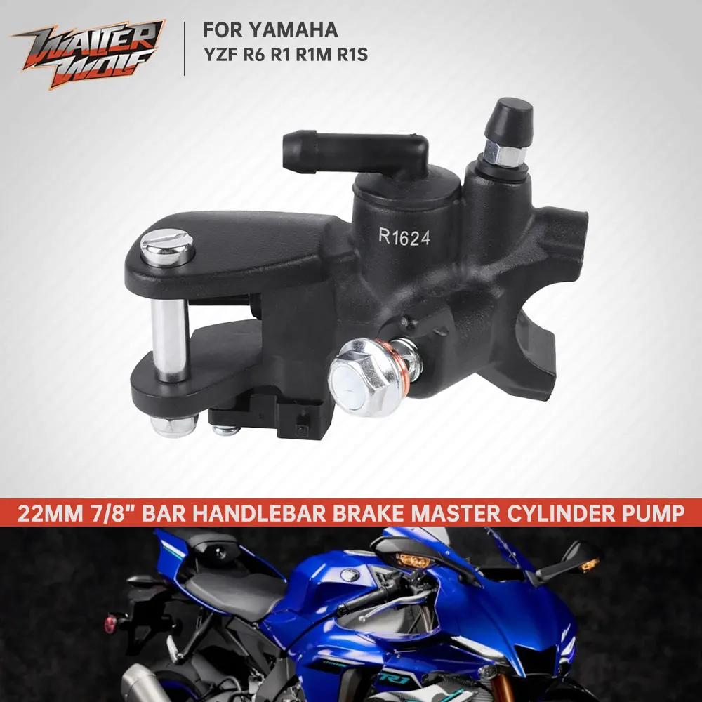 

2025 YZF R6 R1 Motorcycle Accessories 7/8" Bar Brake Master Cylinder For YAMAHA YZF-R1 YZF-R6 YZF-R1S YZF-R1M YZFR1 YZFR6 15-24