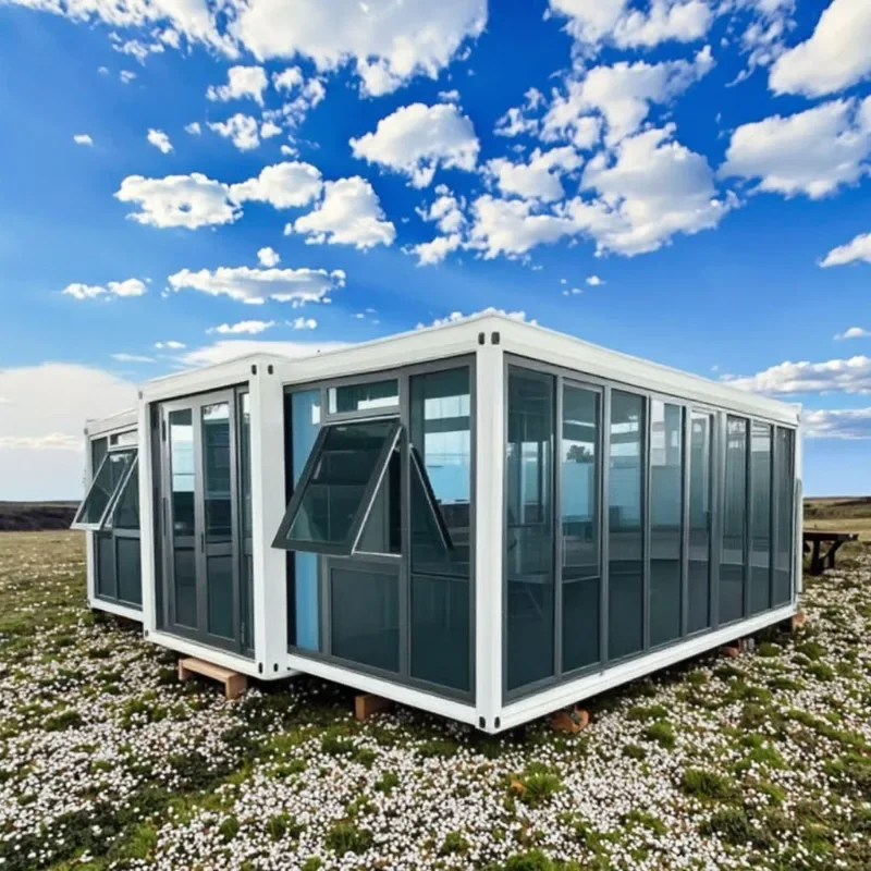 Container House Mobile House Double-wing Folding House Compact Innovative Expandable Waterproof Prefab Tiny Hot Sale