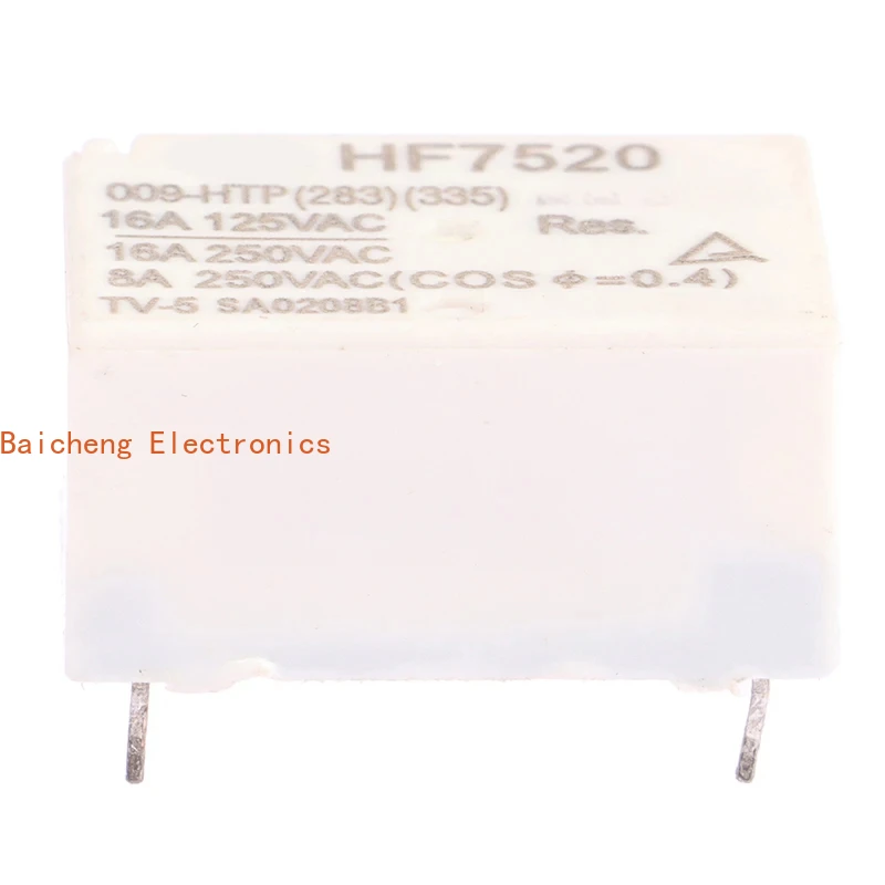 5PCS HF7520 009-HTP  16A 4pin Relay 4 Pin Constant Temperature Electric Heating Kettle Relay Replacement Part