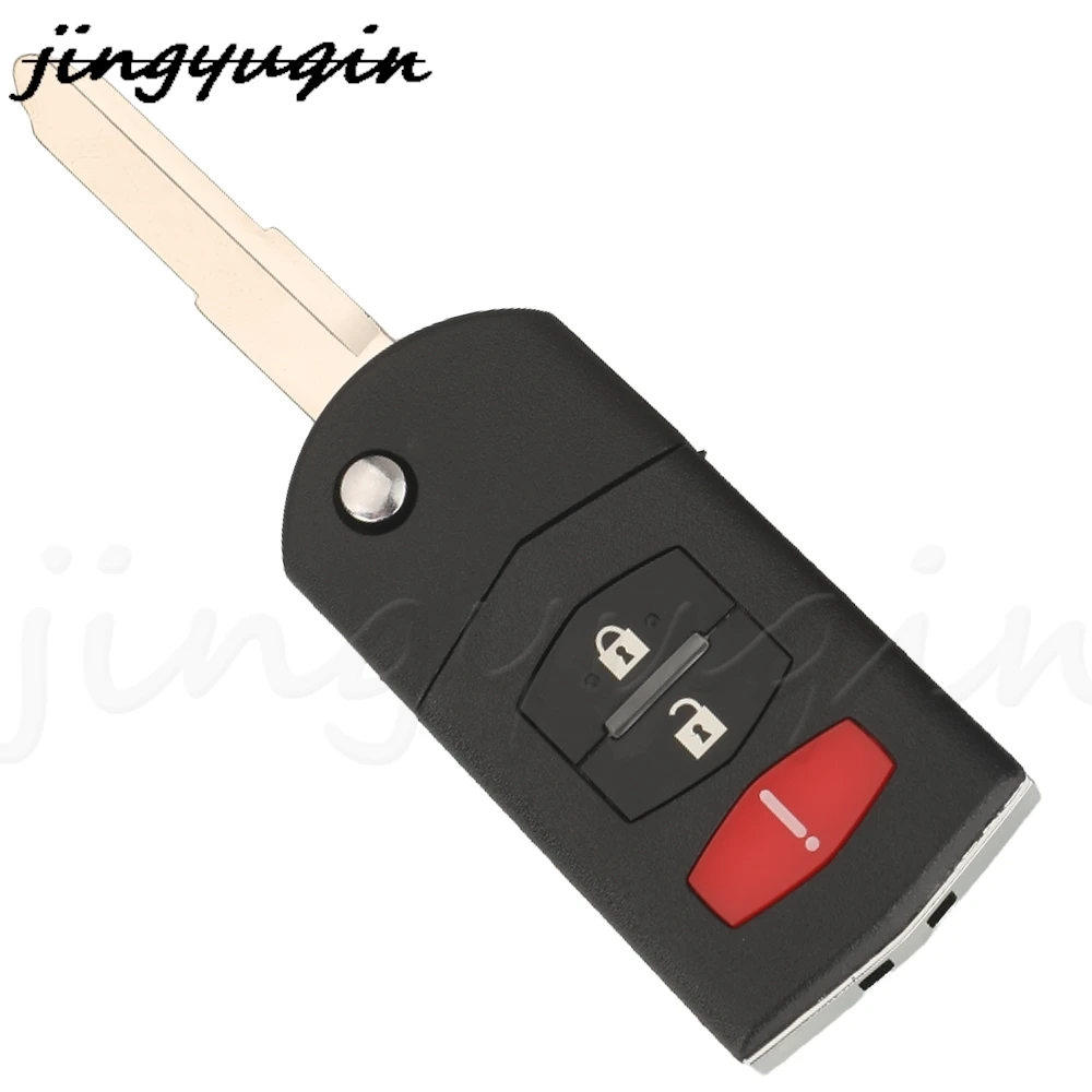 jingyuqin BGBX1T478SKE125-01 3/4 Przyciski Odwróć zdalny kluczyk samochodowy 315 MHz 4D63 Do Mazda 3 5 6 CX-7 CX-9 MX-5 Miata Auto Fob Contol