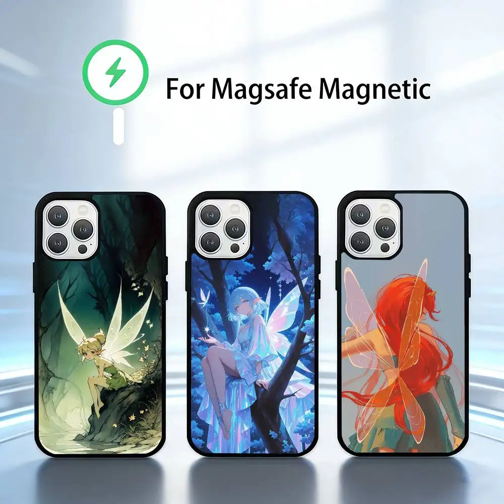 

D-Dew Fairy Phone Case For iPhone 17,16,15,14,13,Pro,Max,Plus,Magnetic For Magsafe Wireless Charging