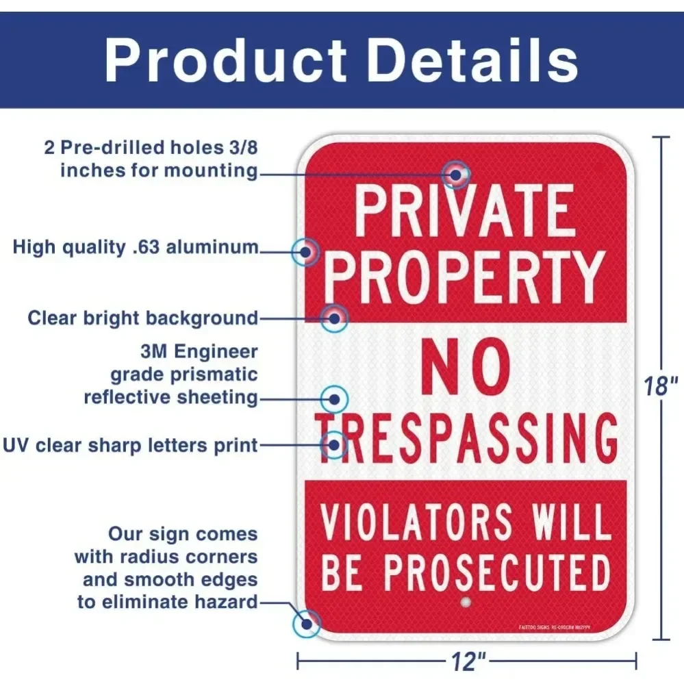 

Деревенский домашний декор, светоотражающий знак инженерного класса «Приватное имущество» — ржавчина, алюминий, устойчивый к атмосферным воздействиям и простой монтаж