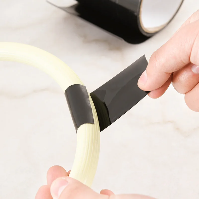1.5m Super Strong Fiber Waterproof Tape Stop Leak Seal Repair Tape Performance Self Tape Fiberfix Adhesive Tape PE tube PVC etc