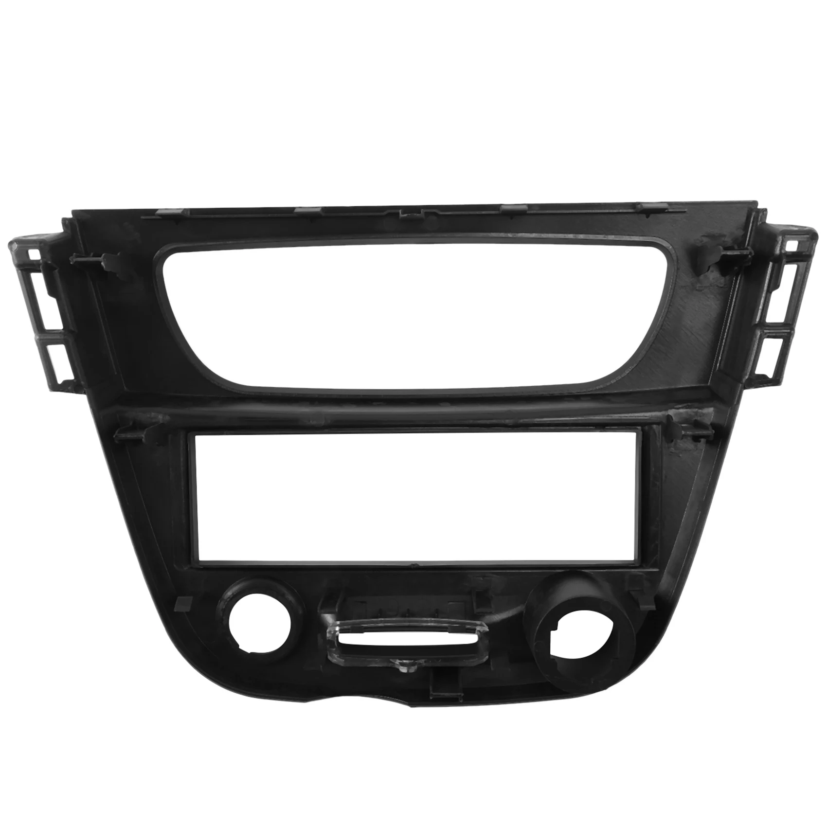 HAOCHEN 1 Din Car Radio Fascia DVD Frame Panel Dash Install Kit for Renault Megane 2008-2015 Fluence 2009+