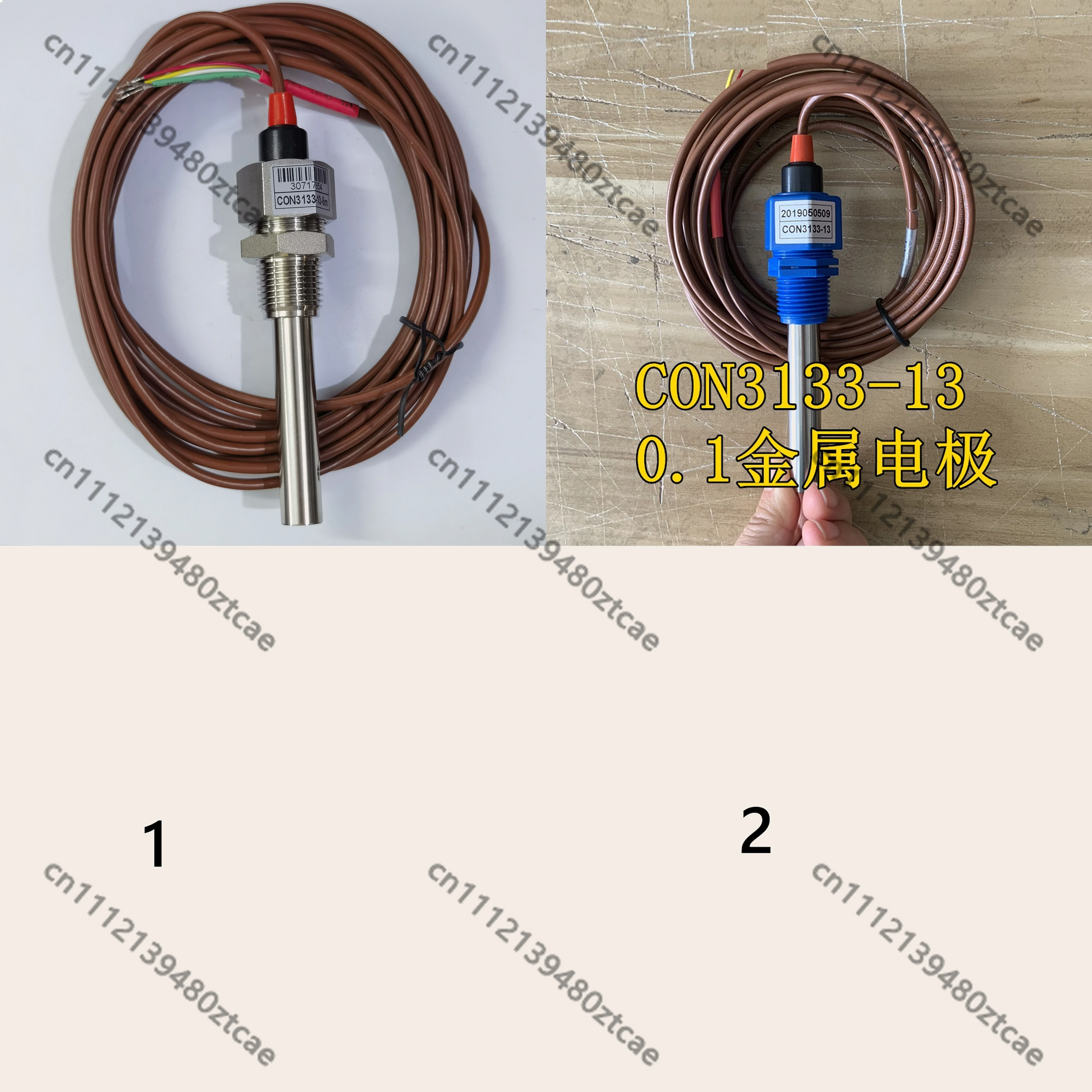 0.1 Metal Conductivity Electrode CON3133-13 5m Cable 0-200us/cm Water Quality Tester Sensor Probe
