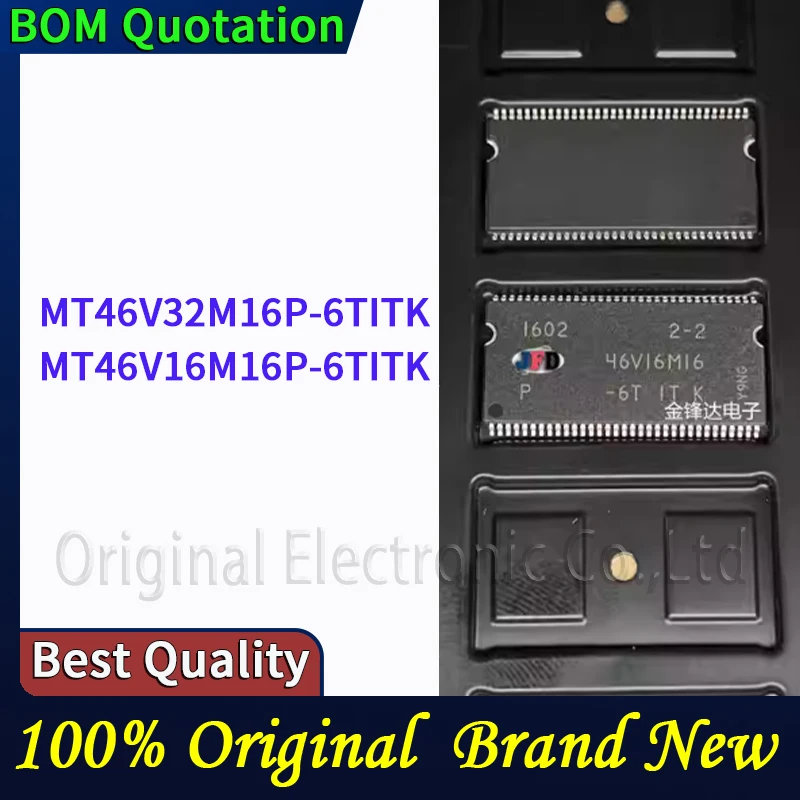 

MT46V32M16P-6TITK MT46V16M16P-6TITK В наличии Оригинальный черный корпус из поликарбоната