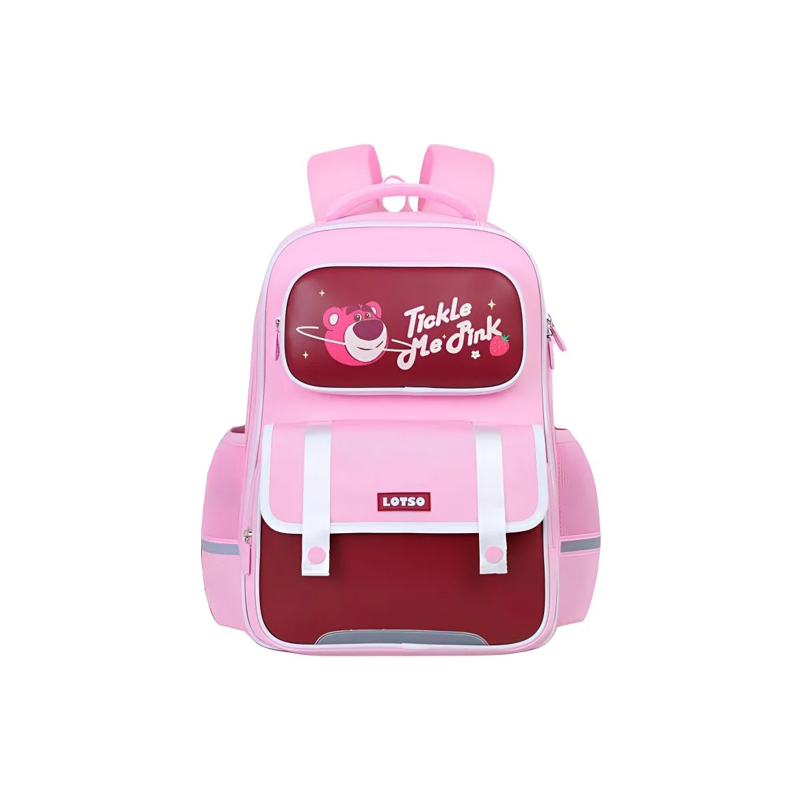 Mochila de poliéster Disney para estudiantes, mochila infantil Lotso B26091-T1