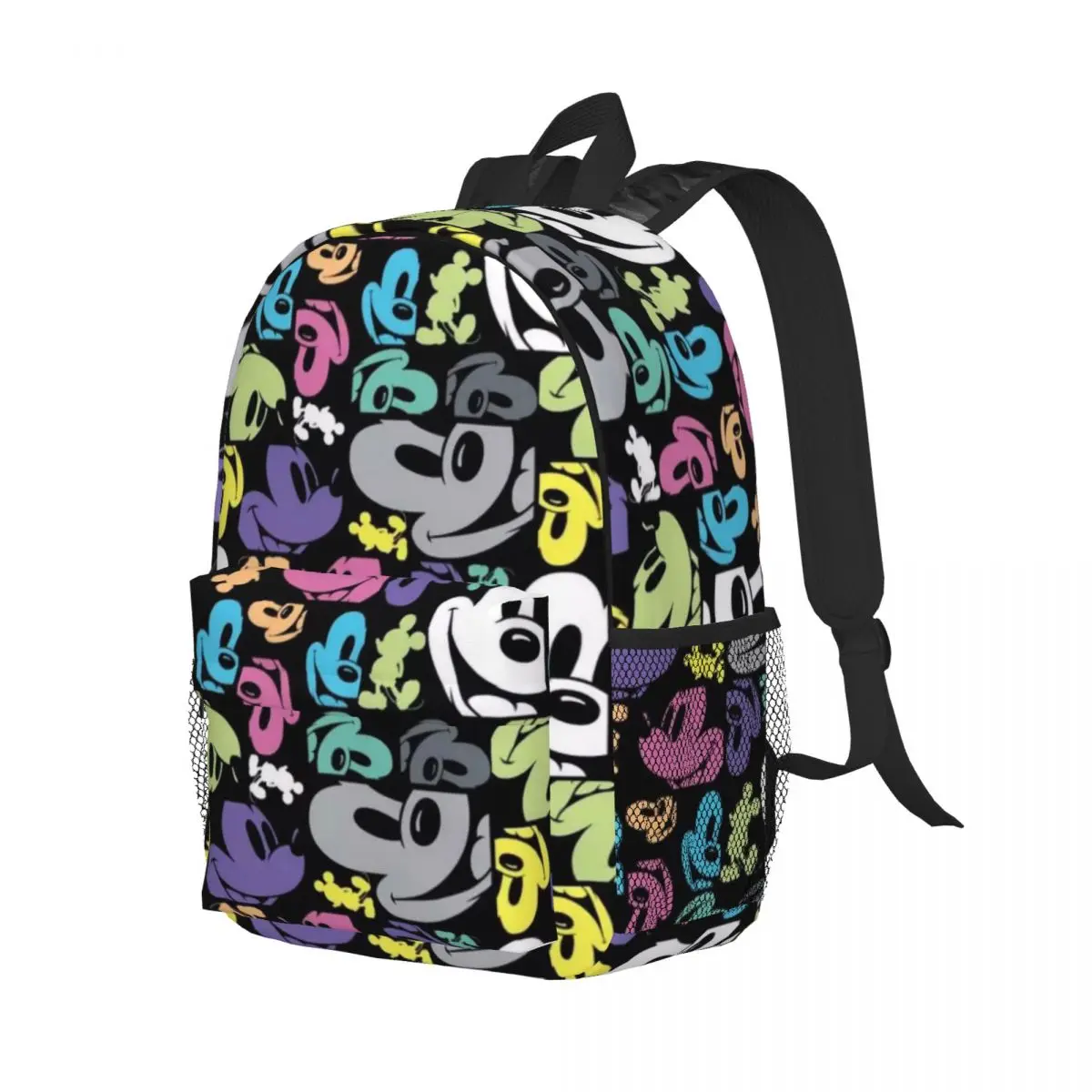 Donald Duck 15-Inch Waterproof Backpack - Lightweight Travel Bag with Multiple Pockets for Organization